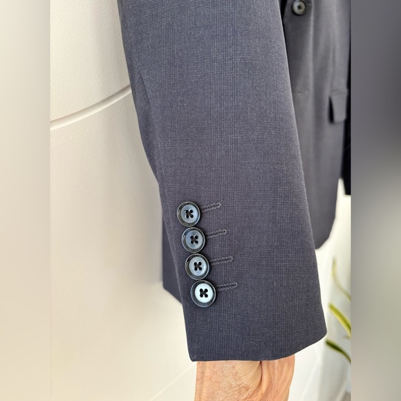 Calvin Klein Suit Navy Blue 2 Pc: XL/TL Slim Fit (42) Pants 33 x 32 - Picture 2 of 16